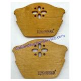 Pair of Small Longaberger Basket Dividers (5 x