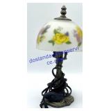 Floral Side Table Lamp (13")