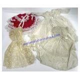 Lot of (4) Vintage Doll Dresses