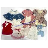 Lot of Vintage Doll Clothes