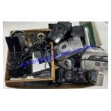 Flat of Misc Cameras & Camera Accessories