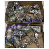 Flat of Misc Christmas Ornaments