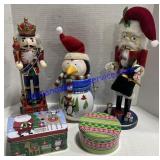 Nut Crackers , Tins & Cookie Jar