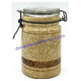 Stoneware Canister (7")