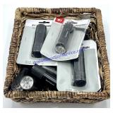 Basket of Mini Flashlights