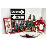 Flat of Misc. Christmas Decor