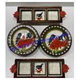 Christmas Set 6 Plates & 2 Candy Dishes