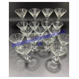 Flat of Martini Glasses