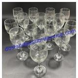 Flat of Wine Glasses