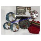 Misc Christmas Tins, Boxes & Stockings