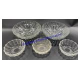 Flat of Glass Bowls