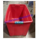 Large Red Sterilite Tote (NO Lid)