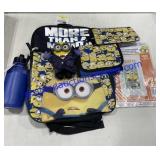 Despicable Me Backpack, Water Bottle & Party Sign