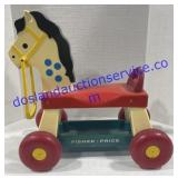 Vintage Fisher Price Rolling Horse