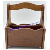 Wooden Utensil Carrier (14 x 8 x 6)
