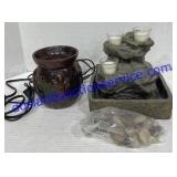Rock Garden Water Candle Holder & Scentsy