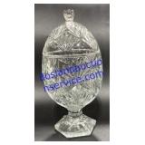 Glass Footed Egg Dish (9")
