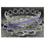 Footed Cake Stand & Matching Bowl e