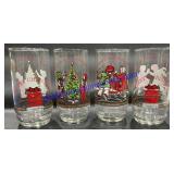 Coca Cola Christmas Collector Glasses