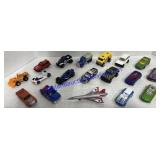 Flat of Misc. Toy Cars & Jet