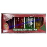 "A Christmas Story " 4 Pack Collectors Glasses