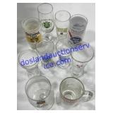 Flat of Misc. Beer Glasses