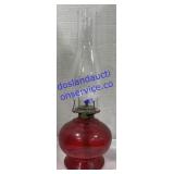 Vintage Oil Lamp 16" Tall