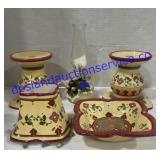 Matching Party Lite Candle Pieces