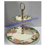 Desert Rose Two Tier Dessert Tray