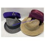 Lot of (4) Hats