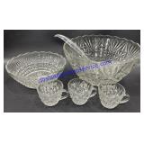 Punch Bowl Set W/ 12 Cups