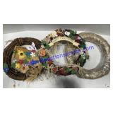 Lot of (3) Wreathes