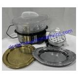 Hamilton Beach Cooker , Hot Steamer , Platters