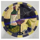 Wine Themed Platter & Cheese Knife