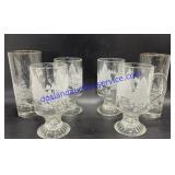 Flat of Holiday Glassware