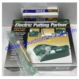Electric Putting Partner, Golf Balls & Tee