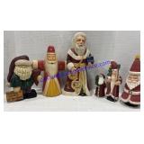 Wooden Santa Decor