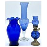 Lot of Blue Glass Pieces