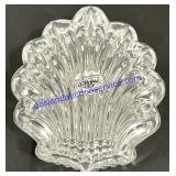 Gorham Full Lead Crystal Shell Dish