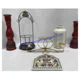 Misc Home Decor Candle Holders & Key Rack