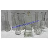 Misc Glass Vases - Decor