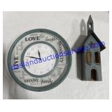 Clock & House Decor