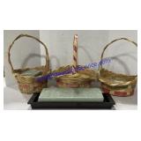 Lot of (3) Baskets, Etc..