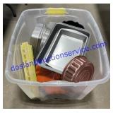 Tote W/ Misc Kitchenware