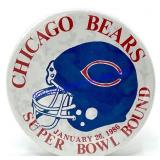 1986 Bears Super Bowl Bound Button