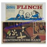 Scrabble Cube Game & Flinch
