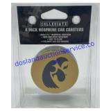Hawkeyes Neoprene Car Coasters
