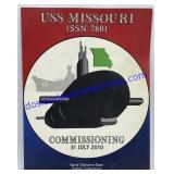 USS Missouri Commissioning Book