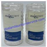 (2) Packages of Shower Curtain Rings
