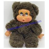 Vintage Plastic Face Thumb Sucking Brown Bear